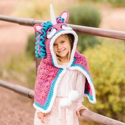 Unicorn Hooded Capelet