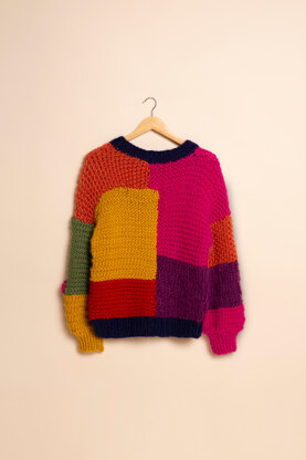 Made with Love by Tom Daley Patch It Up Patchwork Jumper - XXL