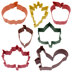 R&M Autumn Leaves Cookie Cutters Set of 7