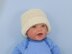Baby Garter Stitch Beanie Hat and Booties Set