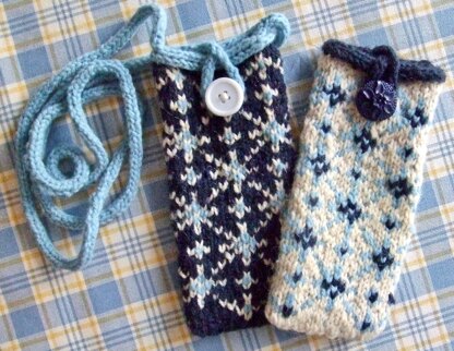 Midnight Snowfall Cell Phone/Eyeglass Cover