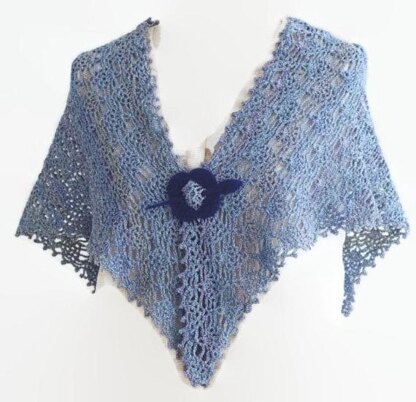 Pineapple Lace Shawl