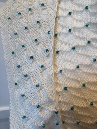 Honeycomb "Bead, Bead" Shawl