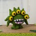 Toxic Bloom – Chibi Monster Amigurumi Pattern (PDF)