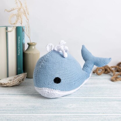 Watson Whale in Wool Couture Cotton Candy- Downloadable PDF