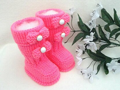 Pattern Knitting Sweet Baby Set Baby Girl