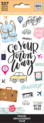 Stickers - Travel, 327/Pkg