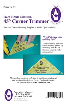 Marti Michell Trimmer Corner Quilting Template