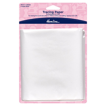 Hemline Schnittmusterpapier - Einfarbig - 76 x 102 cm