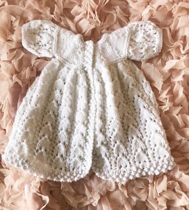 P54 Dress and Hat with Bobble Edging
