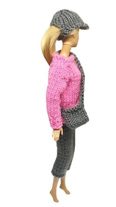 Barbie Jeans / Hoodie and Sweatshirt: 11-12" doll