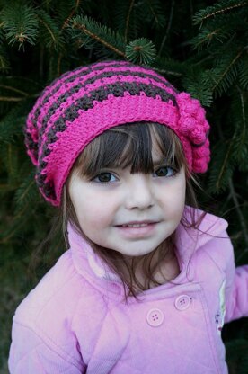 Bella Slouch with Bobble Bow