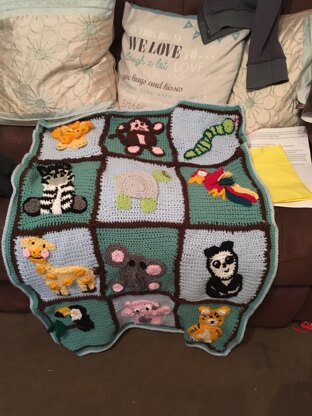 Zoo Animal Blanket