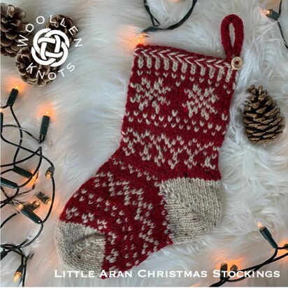 Little Aran Christmas Stockings