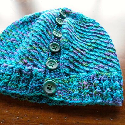 Mermaid Scales Ponytail Hat