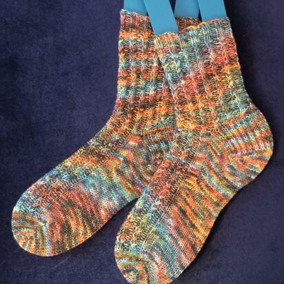 Twisty Trails Socks