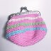 Candy Stripe Coin Purse