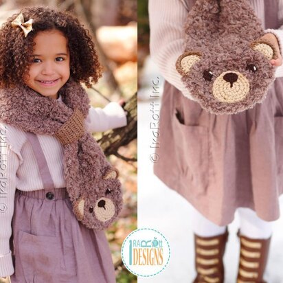 Dream Cloud Teddy Bear Scarf