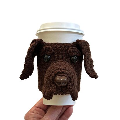 Chocolate Lab Cup Cozy