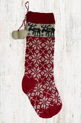 Moose Christmas Stocking