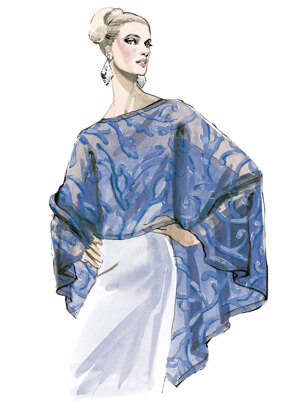 McCall's Misses' Evening Cover-Ups M3033 - Paper Pattern Size All Sizes In One Envelope