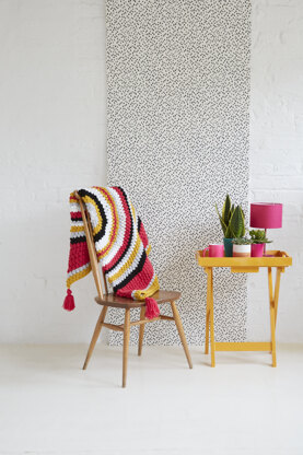 Paintbox Yarns Elipse Puffy Throw PDF (Free)