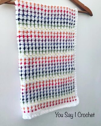 Block Stitch Crochet Blanket