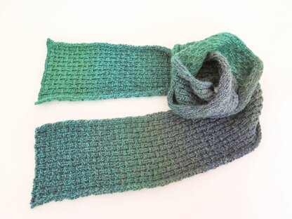 Ducking and Weaving Scarf