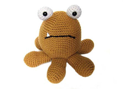 Otto The Monster Toy in Ella Rae Classic Wool