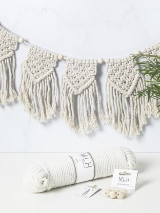 My Life Handmade Macrame - Macrame Bunting Craft Kit