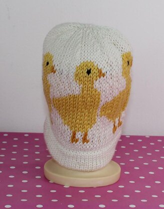 Baby Chick Ski Beanie Hat CIRCULAR