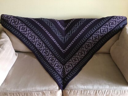 Purple Propinquity Shawl