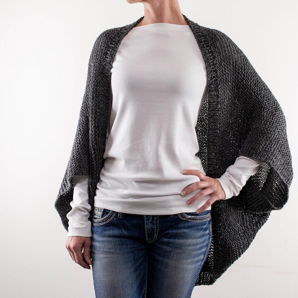 Shrug : Garter Stitch, image size:1000x1000