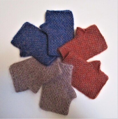 Textured Tunisian Mitts