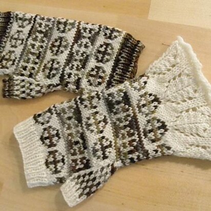 Spinning Wheel Mitts