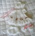 Knitting pattern for Dolls 7 - 8 inch, Dress, Bonnet, panties & shoes