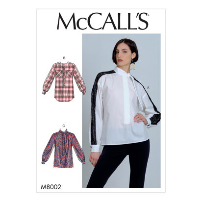 McCall's Misses' Blouses M8002 - Sewing Pattern