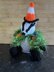 (Glasgow) Badger Dressed as a Christmas Tree - Chocolate Orange Cover/Stuffed Toy, Knitting Pattern