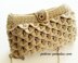 Shimmery Crocodile Stitch Evening Bag 12-056