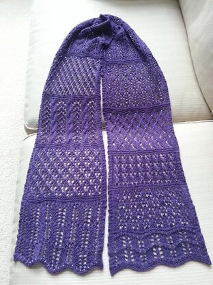 2015 Year of Beaded - Or Not - Lace Scarf