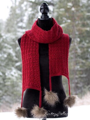 Cranberry Twist Scarf