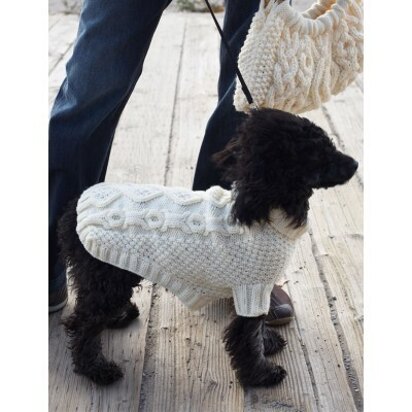 Biscuits & Bones Dog Coat in Patons Decor - knitting pattern