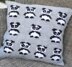 I Love Pandas Cushion and Blanket
