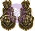 Prima Marketing Prima Art Daily Planner Metal Clips 2/Pkg - Victorian Face