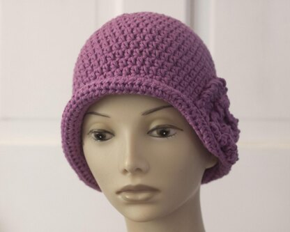 Cotton Flapper Cloche