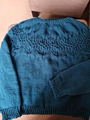 Aran yarn jumper