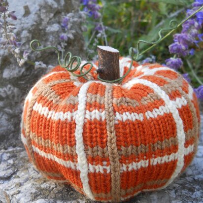 Tartan Plaid Pumpkin