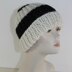 Super Chunky Stripe Rib Beanie Hat