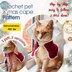 Elegant Christmas pet cape cloak coat