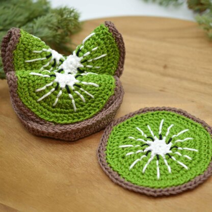 Kiwi Slices Coaster Set